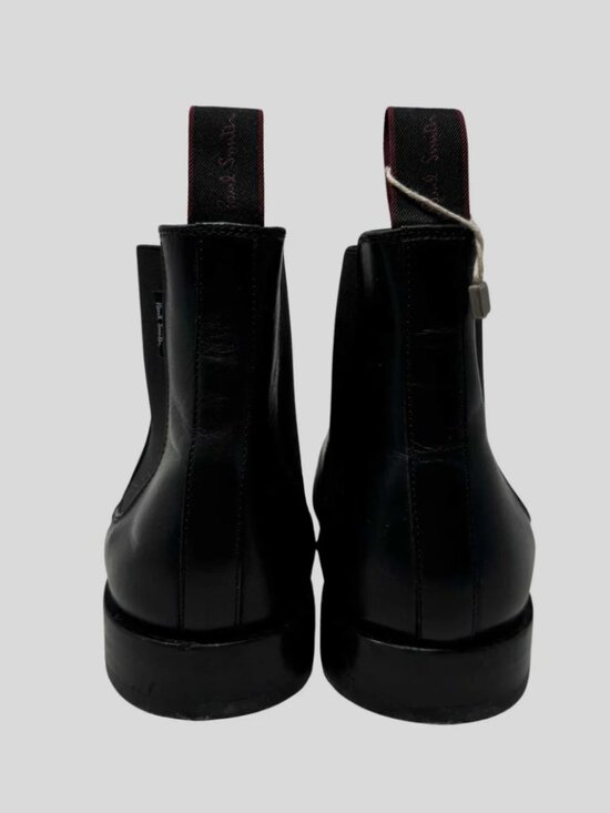 Paul Smith Men\'s Black Leather Cedric Chelsea Boots | Size 9 US main image 5